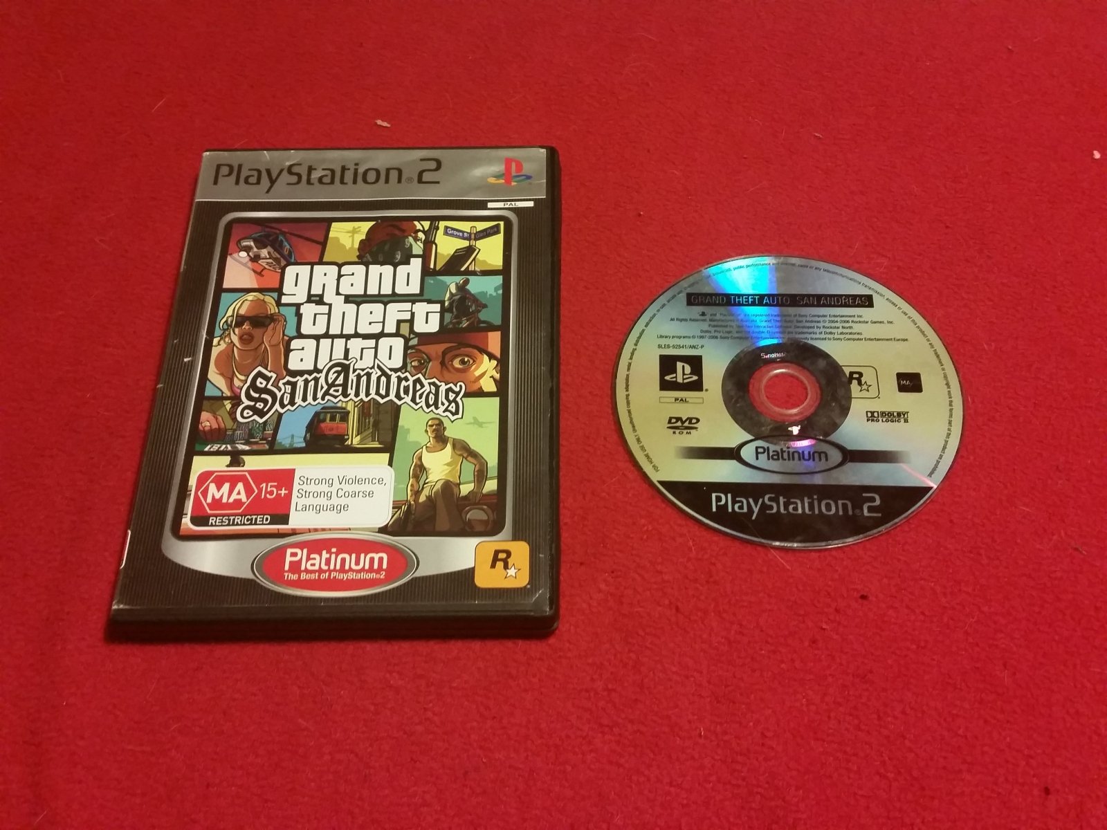 Grand Theft Auto: San Andreas - 9.6/10 PS2 Game - PlayStation 2, Games, Action and adventure - Level Up Gaming NZ