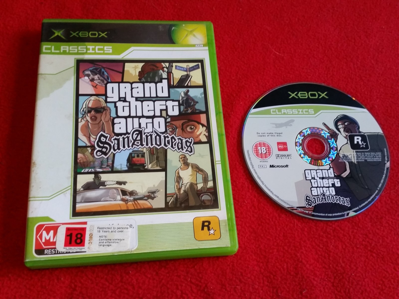 Grand Theft Auto: San Andreas - XBOX Game - Xbox, Games, Action and adventure - Level Up Gaming NZ