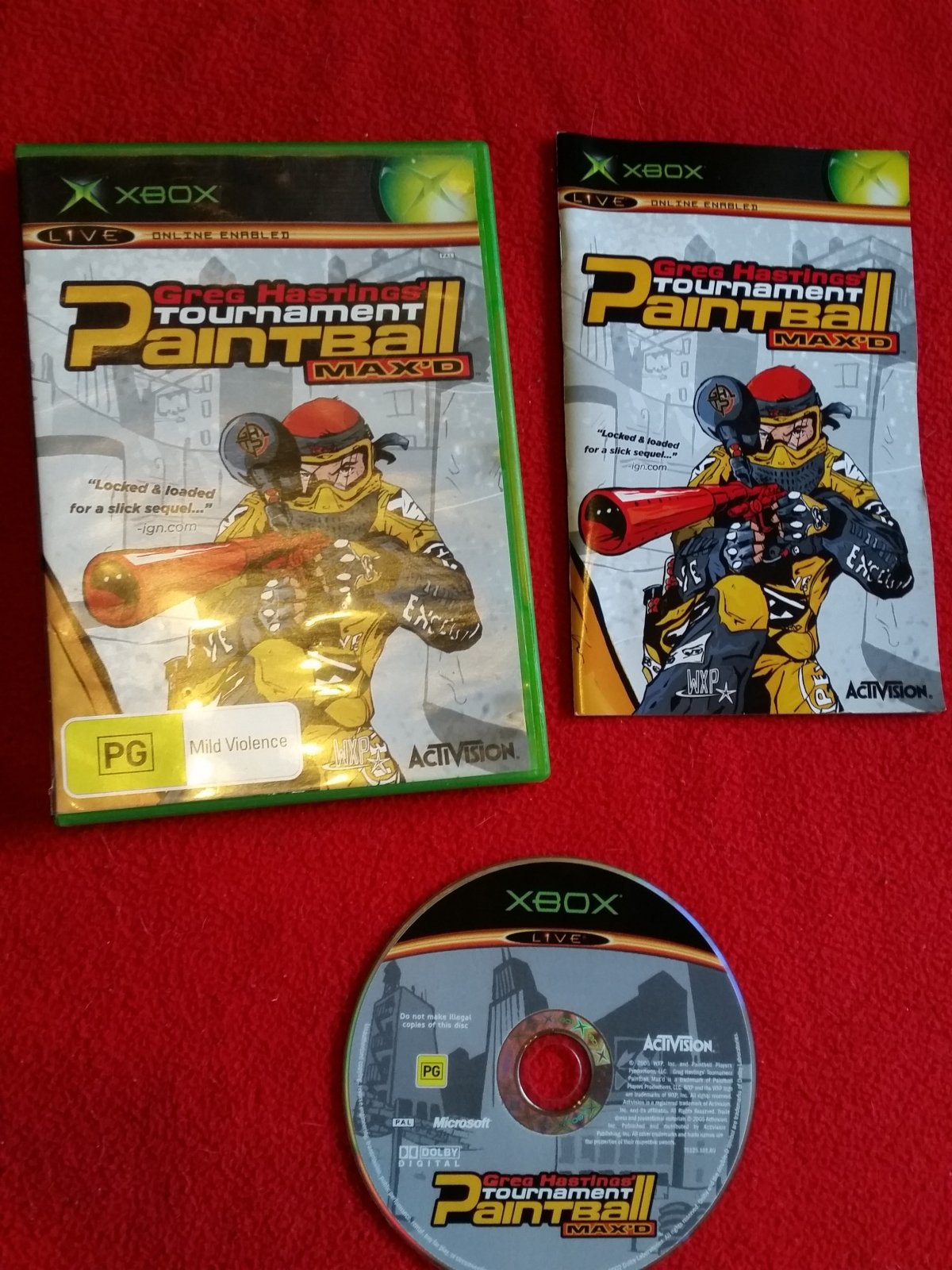 Greg Hasting's Tournament Paintball MAX'd - XBOX Game - Xbox, Games, Shooter - Level Up Gaming NZ