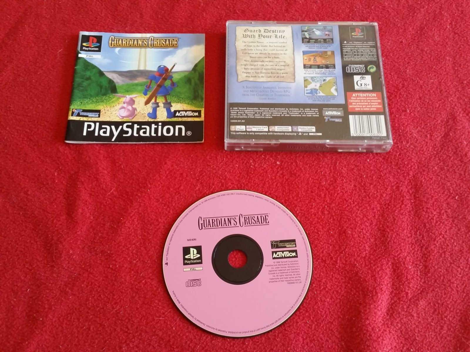 Guardian's Crusade - RARE PS1 Game - PlayStation, Games, Role playing - Level Up Gaming NZ