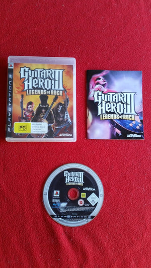 Guitar Hero III: Legends of Rock - PS3 Game