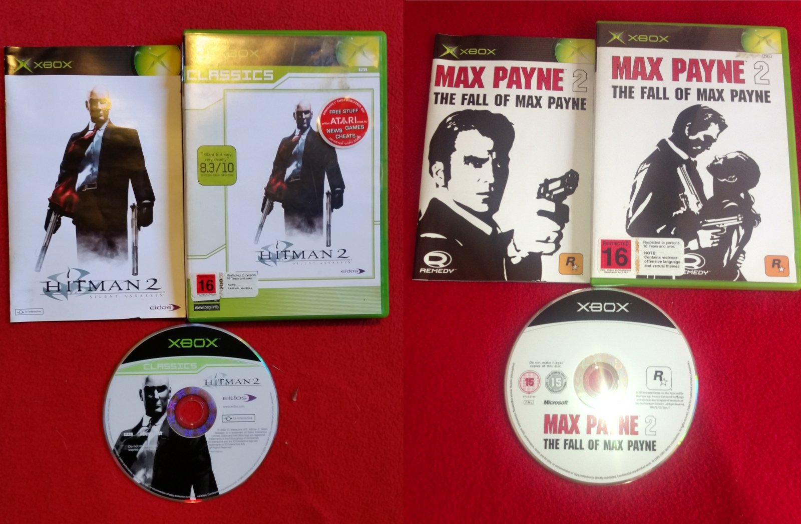 Hitman AND Max Payne 2 - XBOX Games - Xbox, Games, Action and adventure - Level Up Gaming NZ
