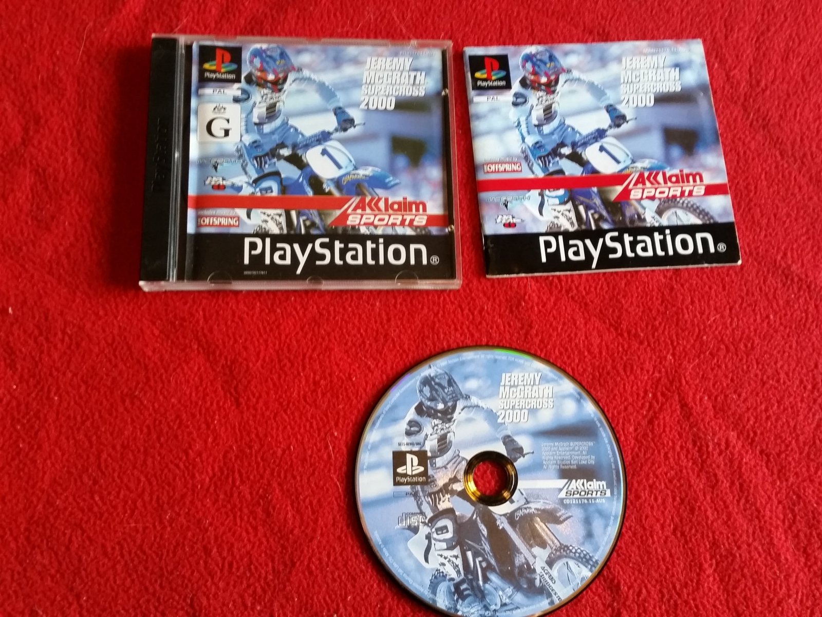Jeremy McGrath Supercross 2000 - PS1 Game - PlayStation, Games, Sports - Level Up Gaming NZ
