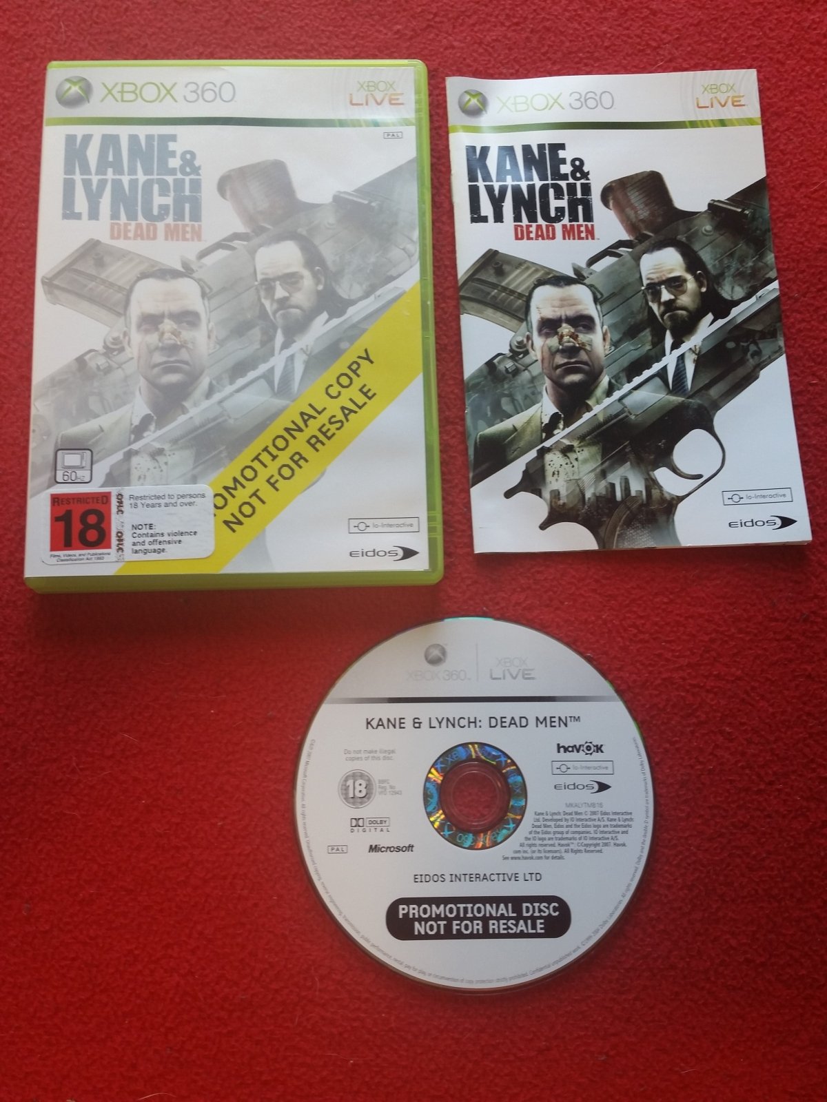 Kane & Lynch: Dead Men - XBOX360 Game - Xbox 360, Games, Action and adventure - Level Up Gaming NZ