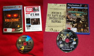 Killzone and Socom 2 - PS2 Games