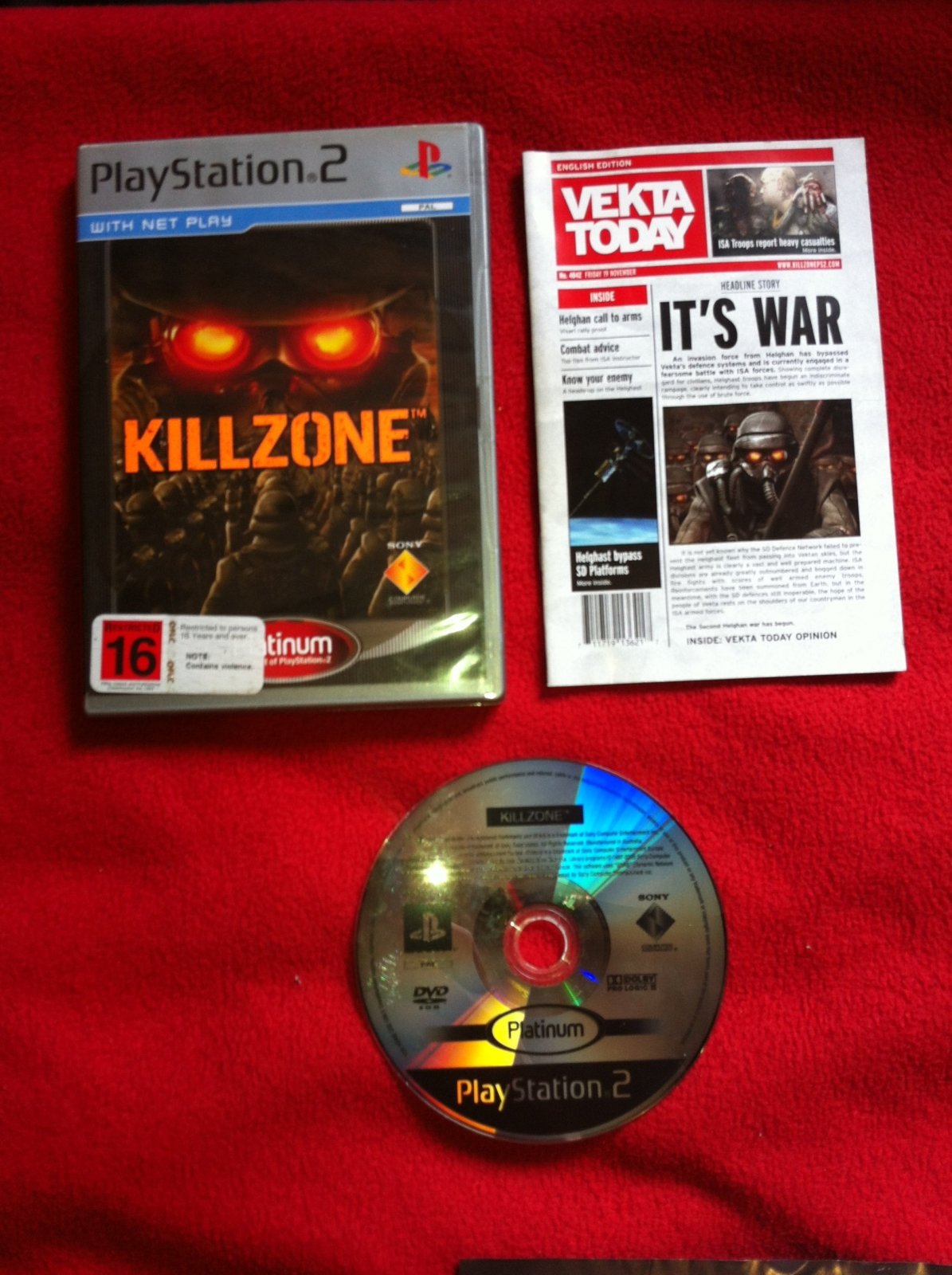 Killzone - AS NEW PS2 Game - PlayStation 2, Games, Shooter - Level Up Gaming NZ
