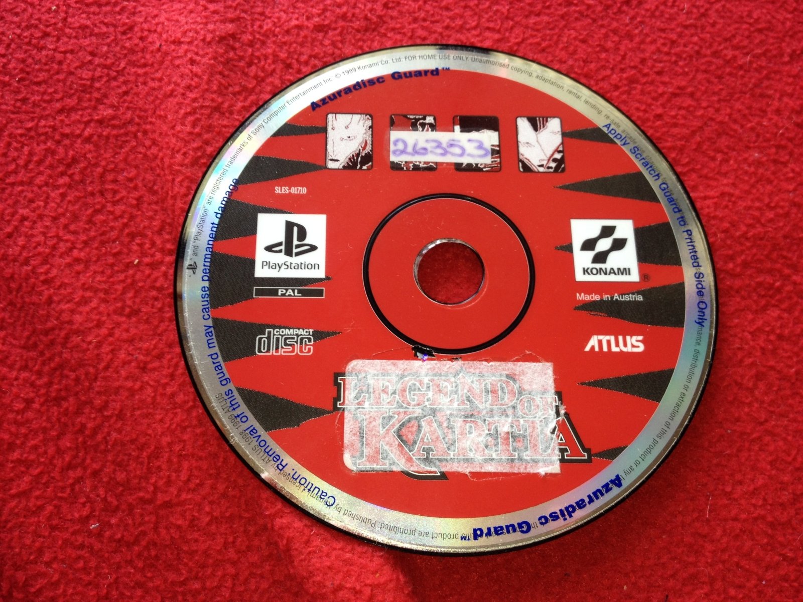 Legend Of Kartia - RARE PS1 Game - PlayStation, Games, Role playing - Level Up Gaming NZ