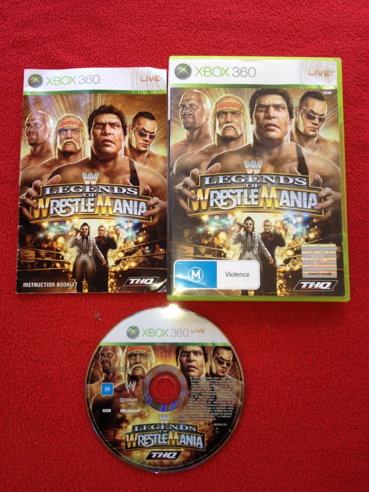 WWE Legends of WrestleMania - XBOX360 Game - Xbox 360, Games, Fighting - Level Up Gaming NZ
