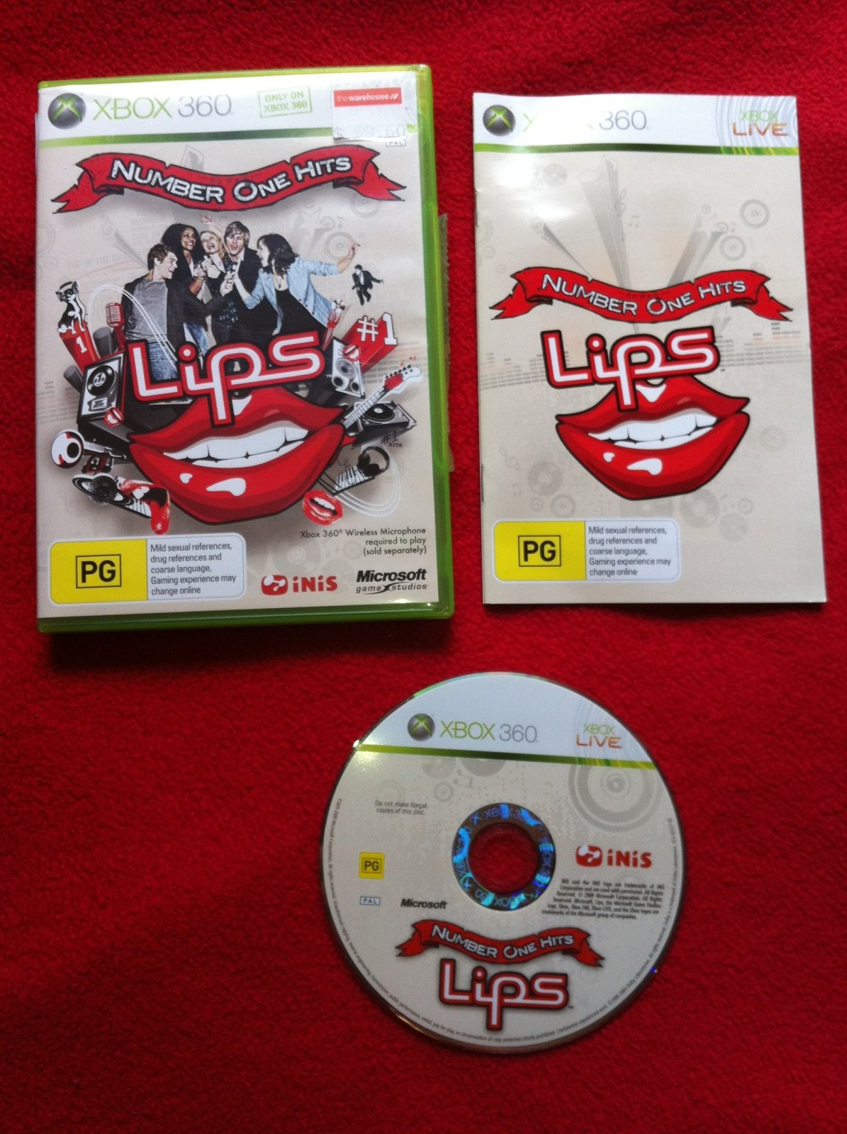 Lips: Number One Hits - XBOX360 Game - Xbox 360, Games, Music and party - Level Up Gaming NZ