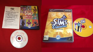 2 x Sims Expansions - Livin' Large + Vacation-