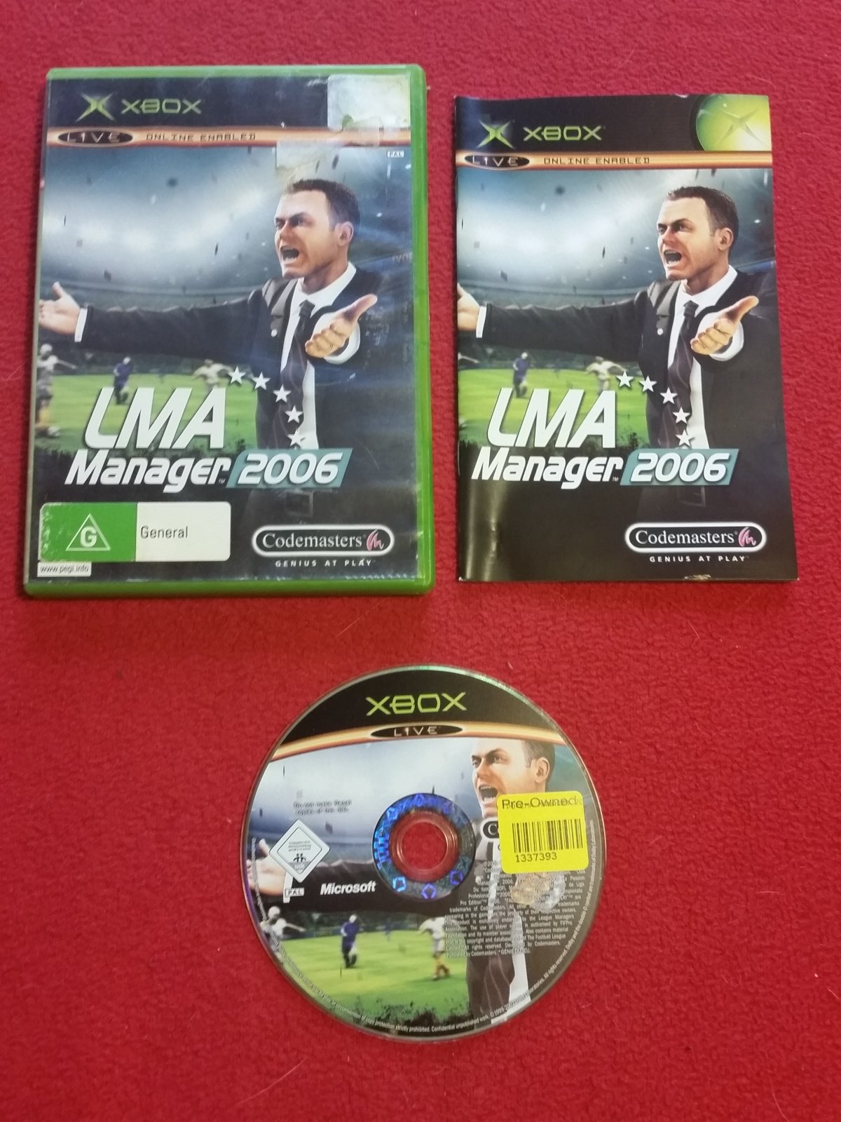 LMA Manager 2006 - XBOX Game - Xbox, Games, Sports - Level Up Gaming NZ