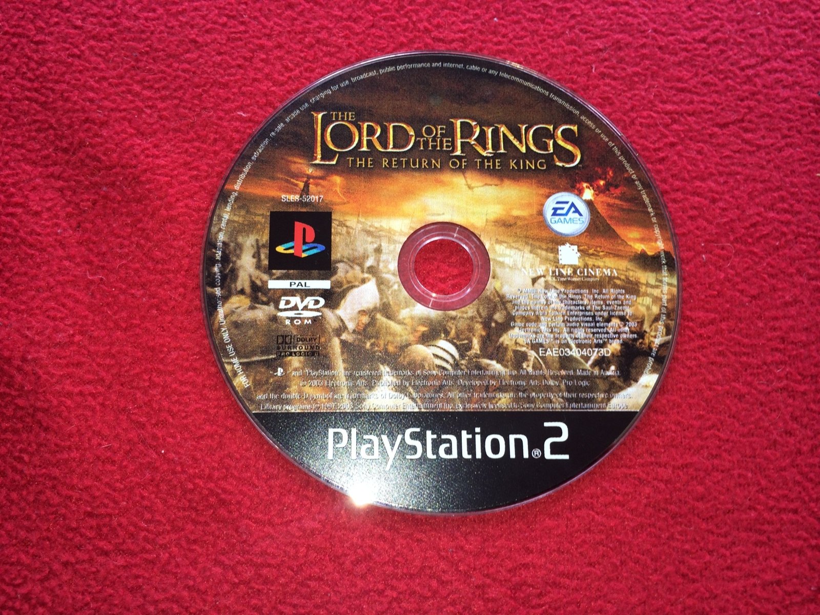 LOTR: The Return of The King - PS2 Game - PlayStation 2, Games, Action and adventure - Level Up Gaming NZ
