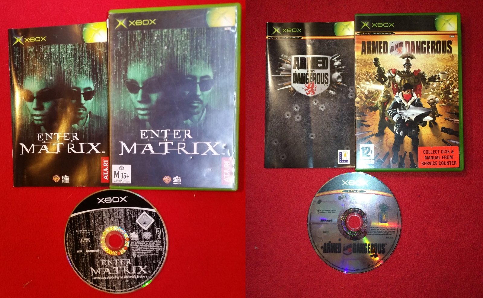 Matrix and Armed and Dangerous - XBOX Games - Xbox, Games, Action and adventure - Level Up Gaming NZ