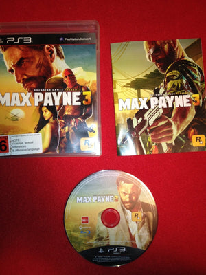 Max Payne 3 - 9/10 AS NEW PS3 Game
