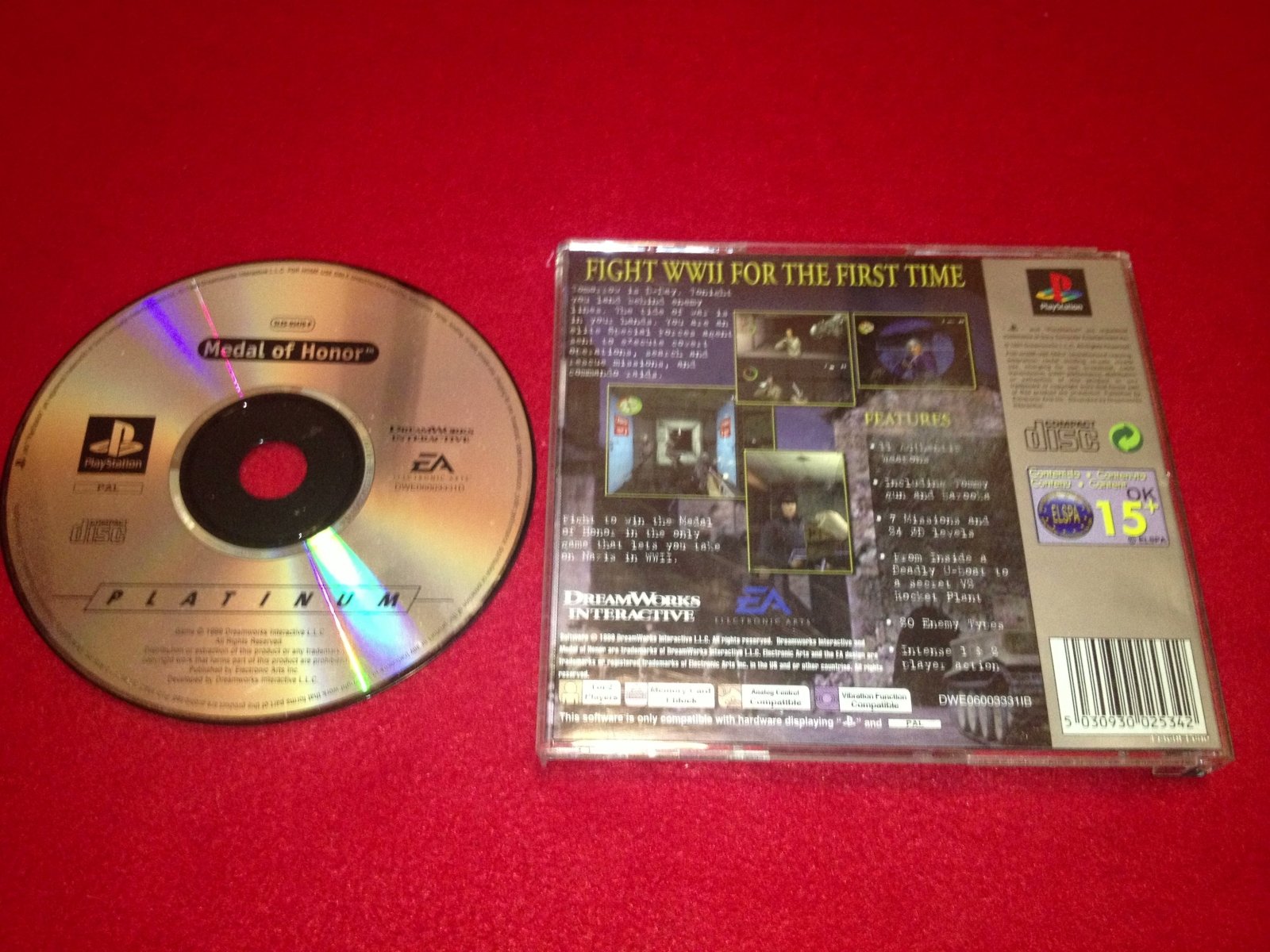 Medal of Honor - PS1 Game *Original* - PlayStation, Games, Shooter - Level Up Gaming NZ