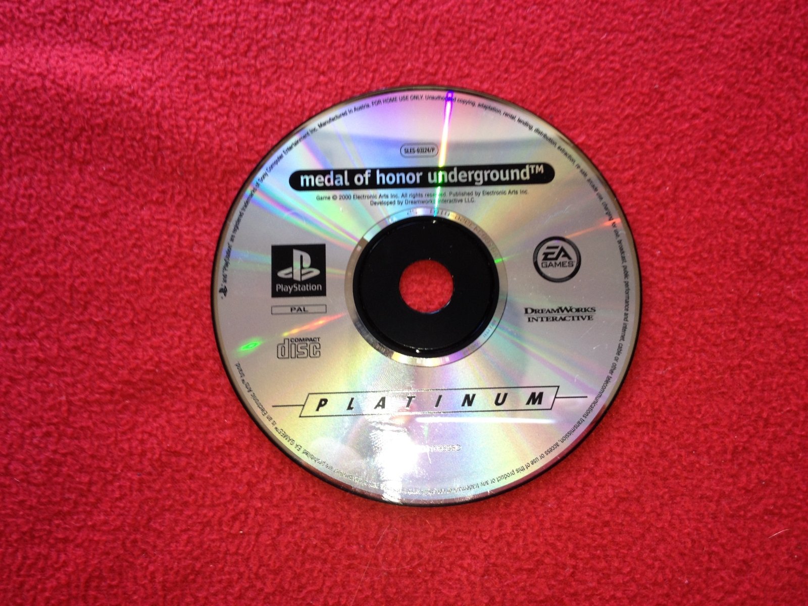 Medal of Honor Underground - PS1 Game - PlayStation, Games, Shooter - Level Up Gaming NZ