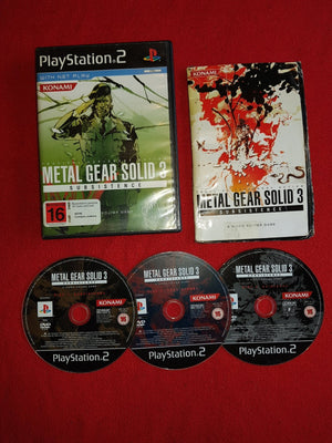 Metal Gear Solid 3: Subsistence - 9.8/10! PS2 Game