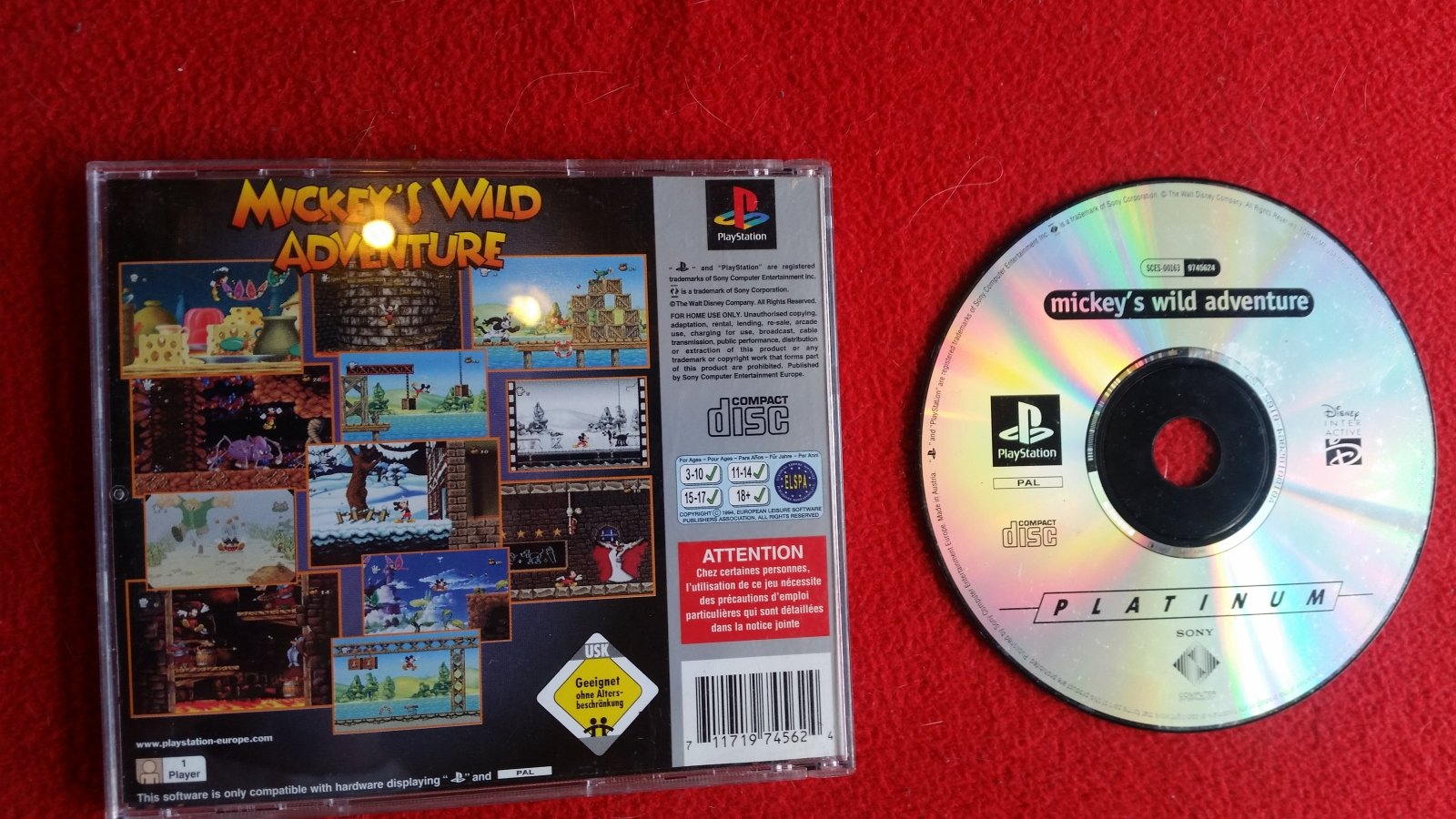 Mickey's Wild Adventure - PS1 Game - PlayStation, Games, Action and adventure - Level Up Gaming NZ