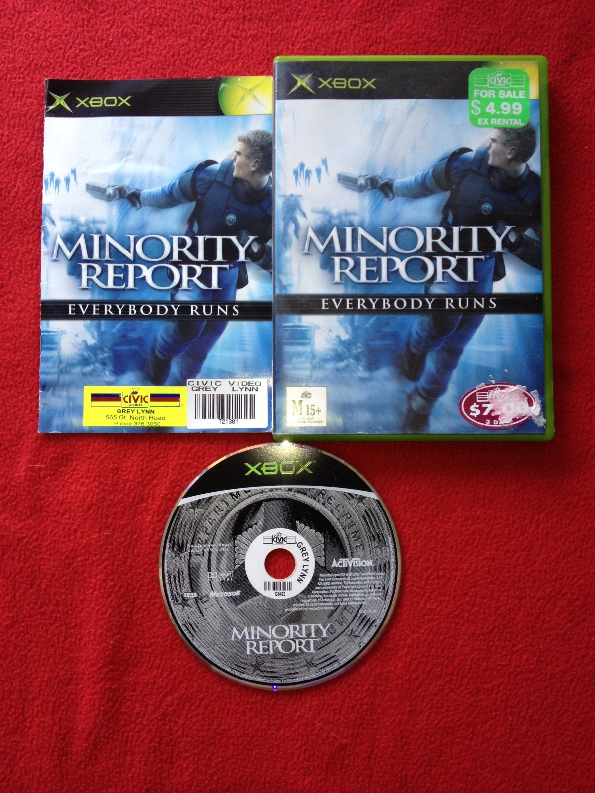 Minority Report: Everybody Runs - XBOX Game - Xbox, Games, Action and adventure - Level Up Gaming NZ