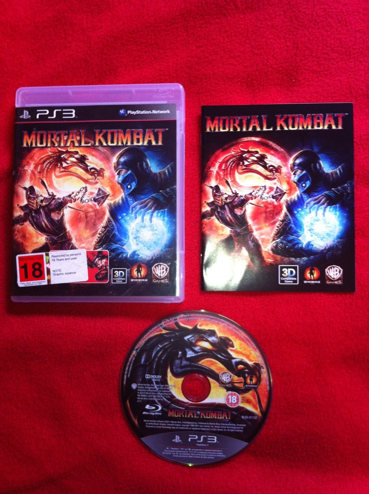 Mortal Kombat - AS NEW PS3 Game - PlayStation 3, Games, Fighting - Level Up Gaming NZ