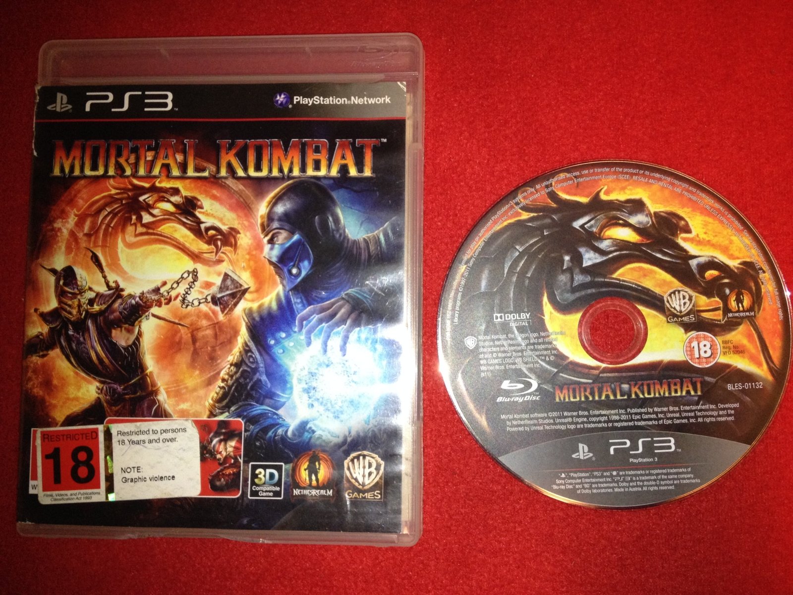 Mortal Kombat - PS3 Game - PlayStation 3, Games, Fighting - Level Up Gaming NZ