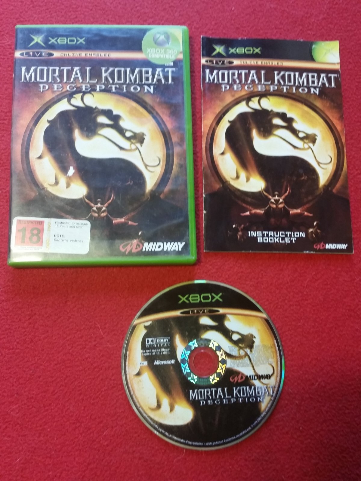 Mortal Kombat: Deception - 8.5/10! XBOX Game - Xbox, Games, Fighting - Level Up Gaming NZ