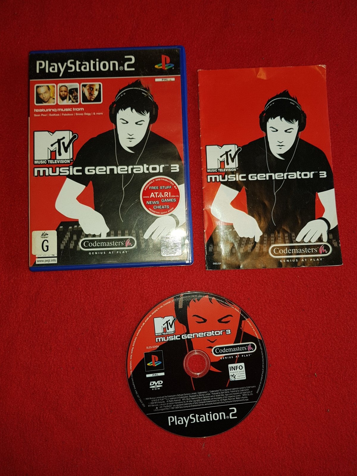 MTV Music Generator 3 - PS2 Game - PlayStation 2, Games, Music and party - Level Up Gaming NZ