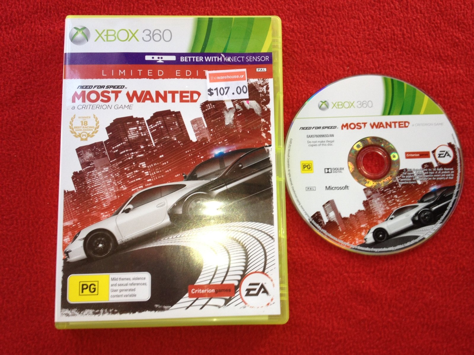 Need For Speed Most Wanted - 9/10 XBOX360 Game - Xbox 360, Games, Driving and racing - Level Up Gaming NZ