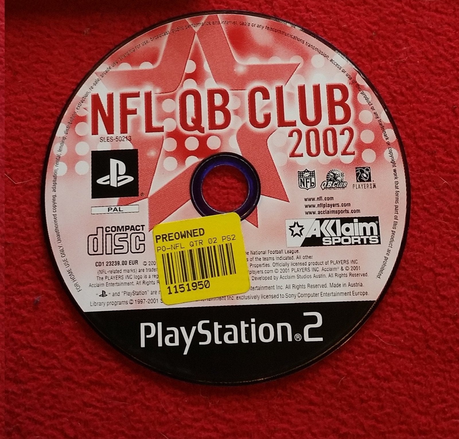NFL QB Club 2002 - PS2 Game - PlayStation 2, Games, Sports - Level Up Gaming NZ