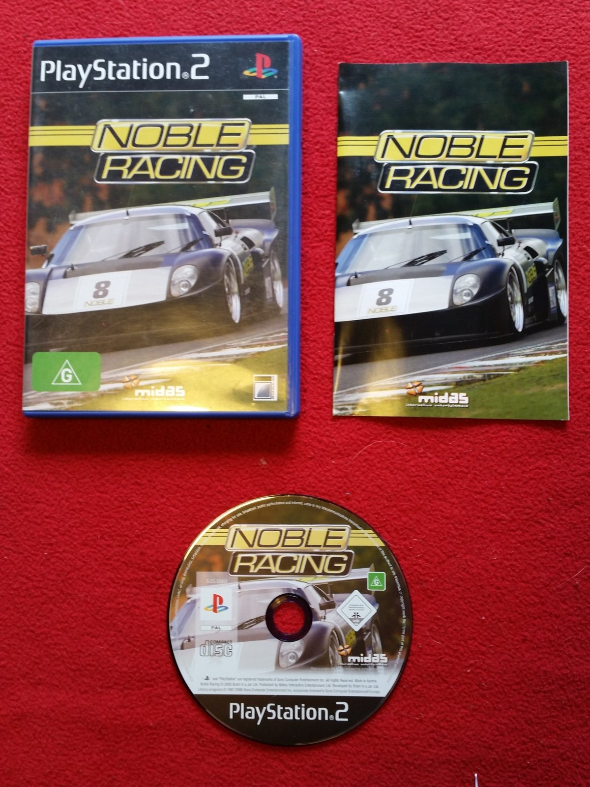 Noble Racing - PS2 Game - PlayStation 2, Games, Driving and racing - Level Up Gaming NZ