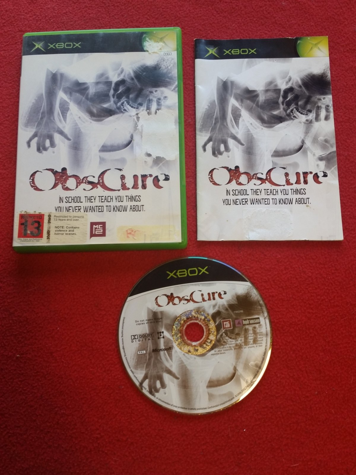 Obscure - HORROR XBOX Game - Xbox, Games, Action and adventure - Level Up Gaming NZ