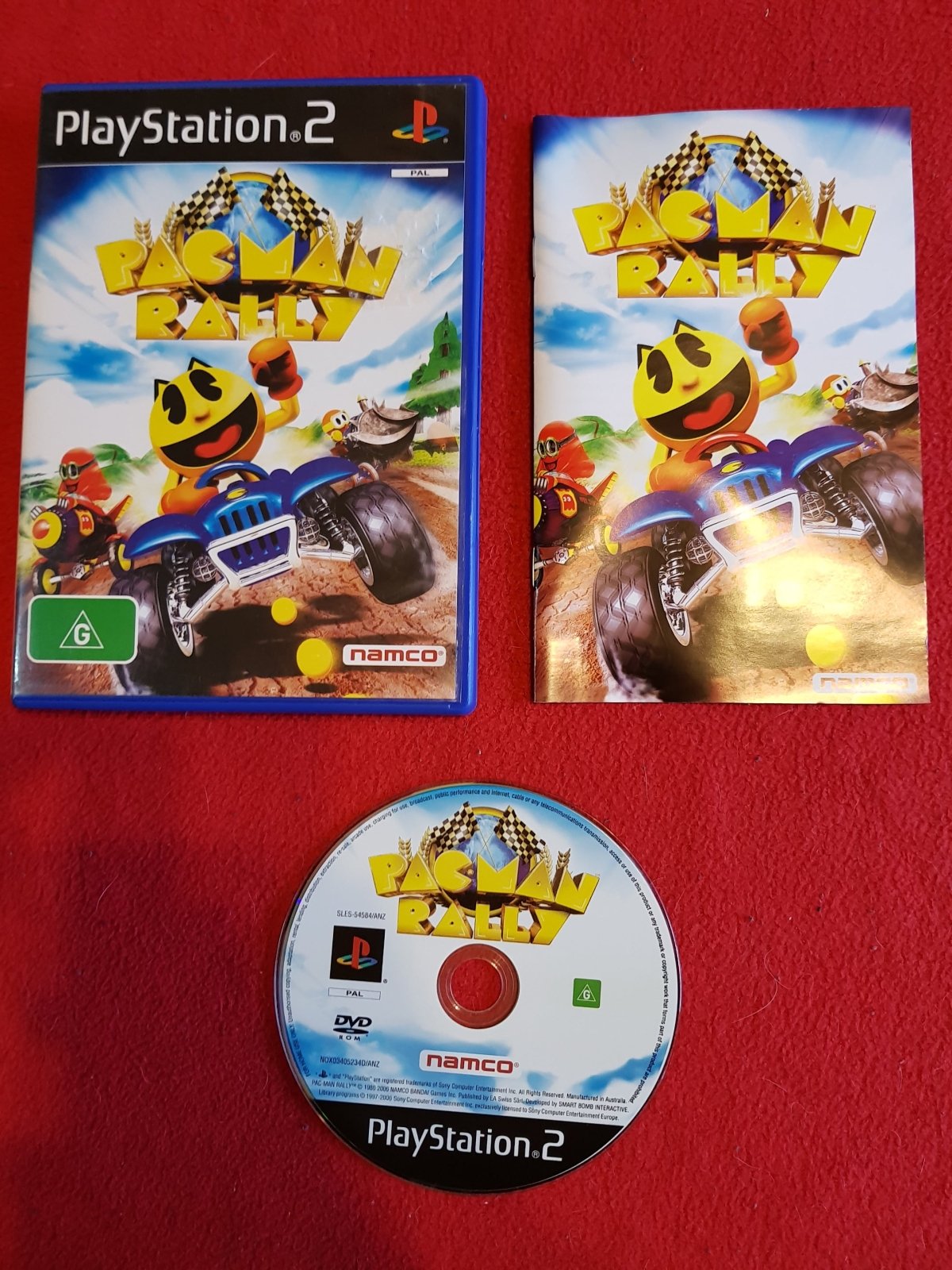 Pac - Man Rally - PS2 Game - PlayStation 2, Games, Driving and racing - Level Up Gaming NZ