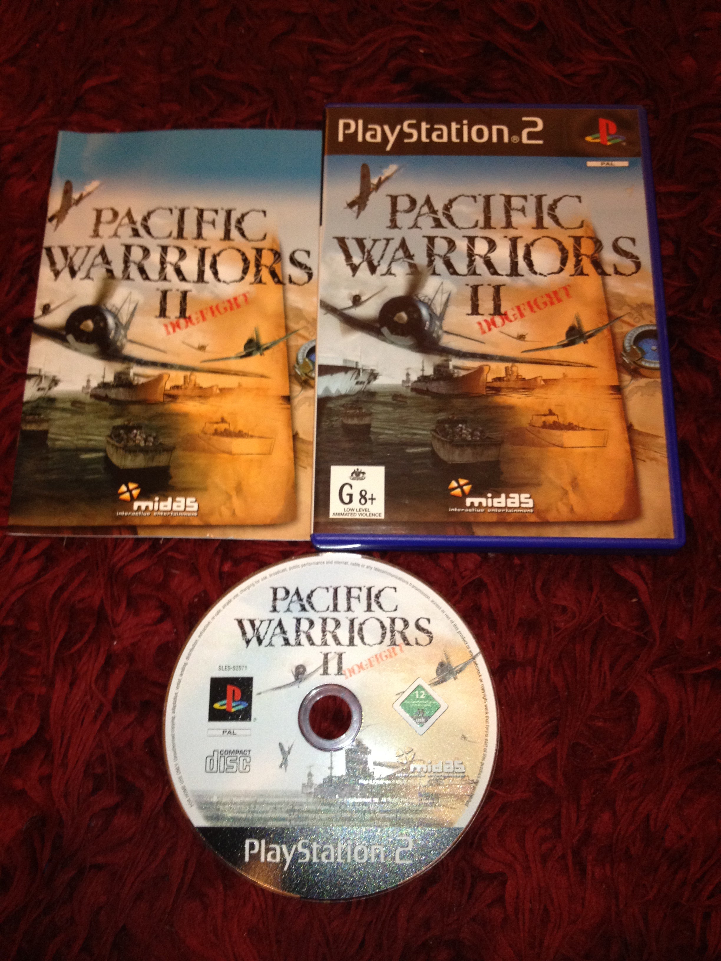 Pacific Warriors II: Dogfight - AS NEW PS2 Game - PlayStation 2, Games, Simulation - Level Up Gaming NZ