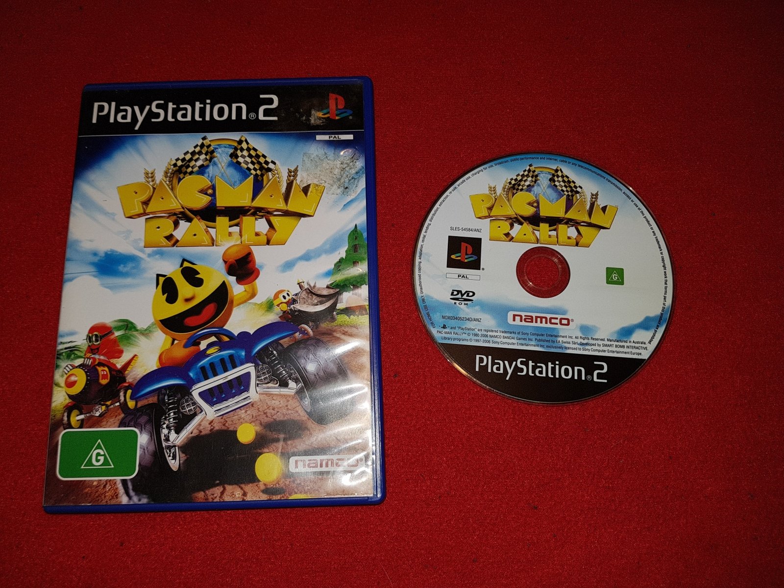 Pac - Man Rally - PS2 Game - PlayStation 2, Games, Driving and racing - Level Up Gaming NZ