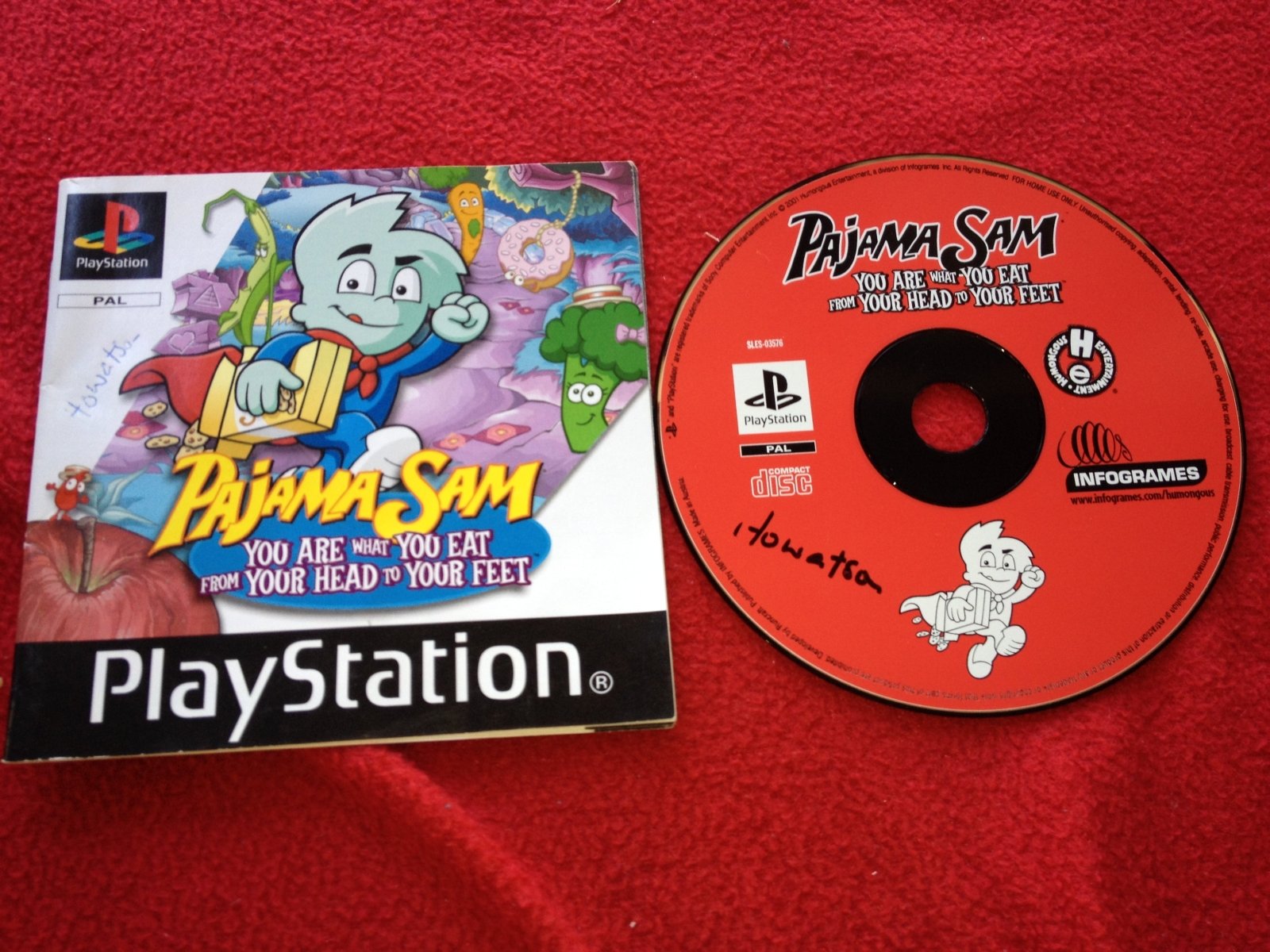 Pajama Sam: You Are What You Eat - PS1 Game - PlayStation, Games, Children and family - Level Up Gaming NZ