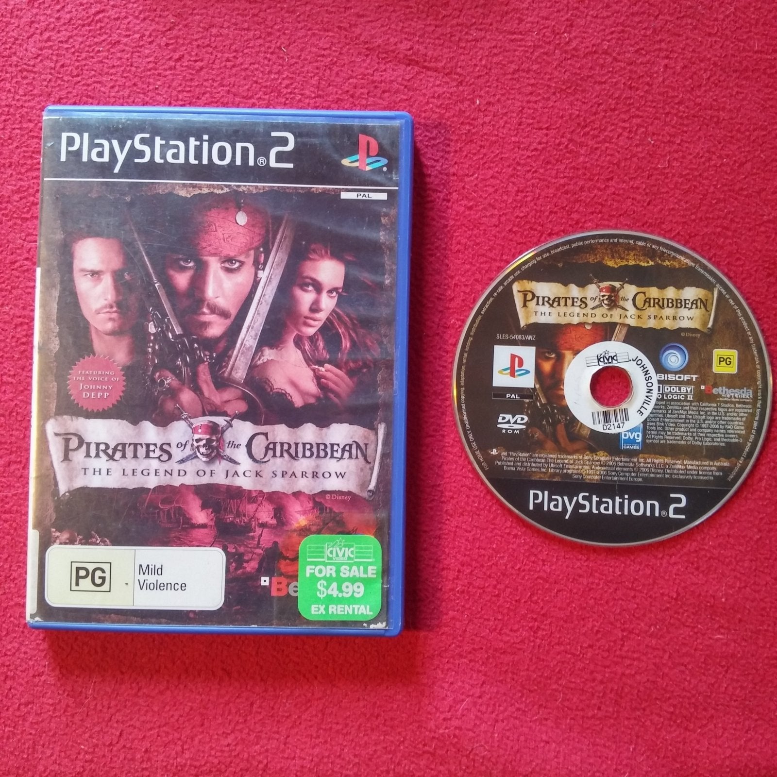 Pirates of the Caribbean: The Legend of Jack - PlayStation 2, Games, Action and adventure - Level Up Gaming NZ