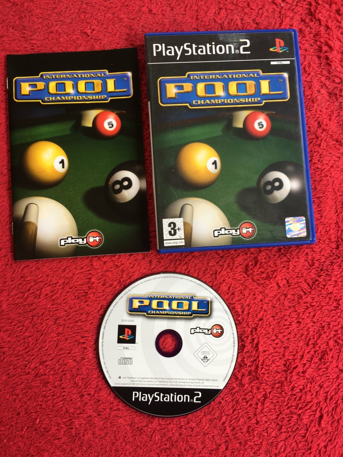International Pool Championship - PS2 Game - PlayStation 2, Games, Sports - Level Up Gaming NZ