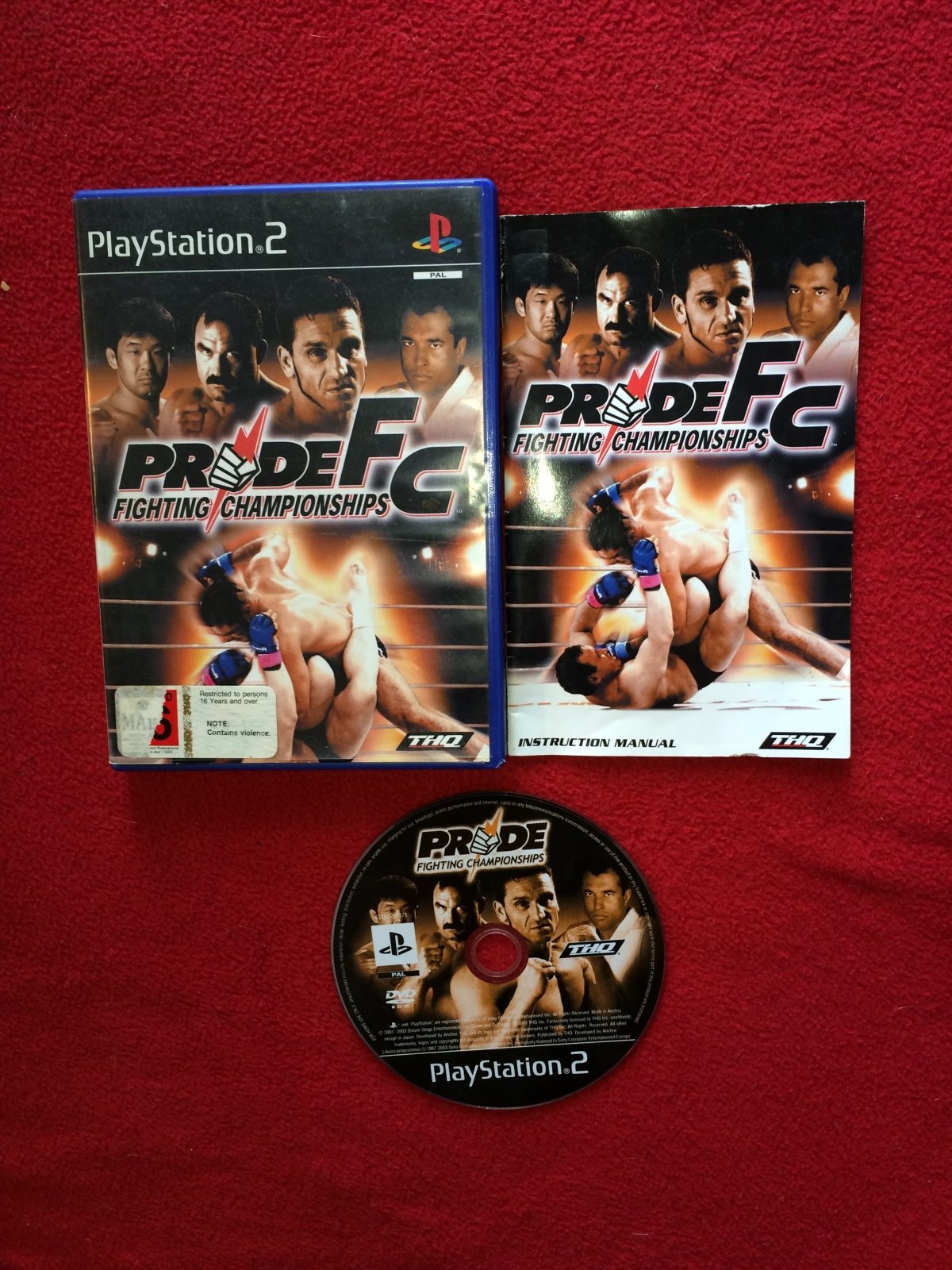 Pride FC: Fighting Championships - PS2 Game - PlayStation 2, Games, Fighting - Level Up Gaming NZ
