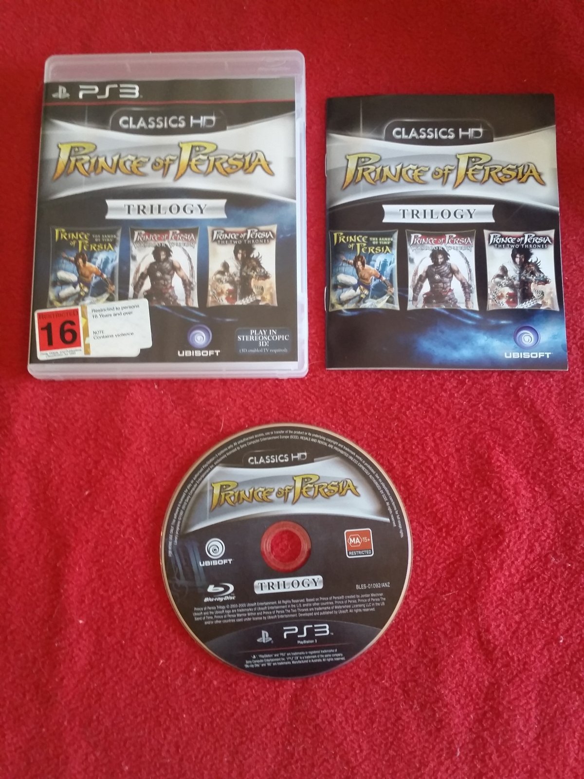 Prince of Persia Trilogy - RARE PS3 Game - PlayStation 3, Games, Action and adventure - Level Up Gaming NZ