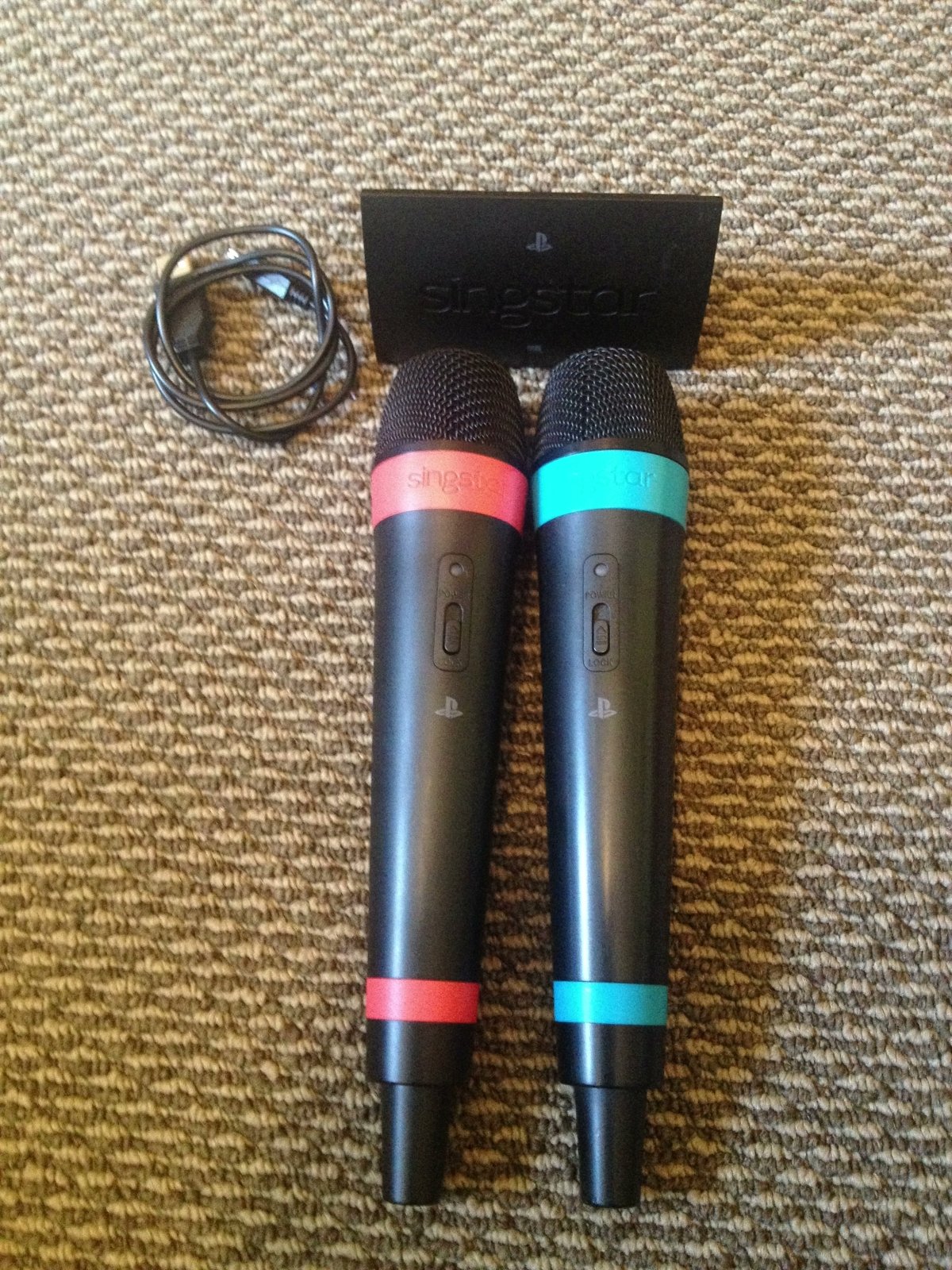 Wireless Singstar Microphones - PS3 - PlayStation 3, Accessories, Controllers - Level Up Gaming NZ