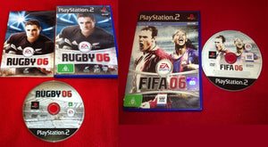 FIFA 06 and Rugby 06 - PS2 Games