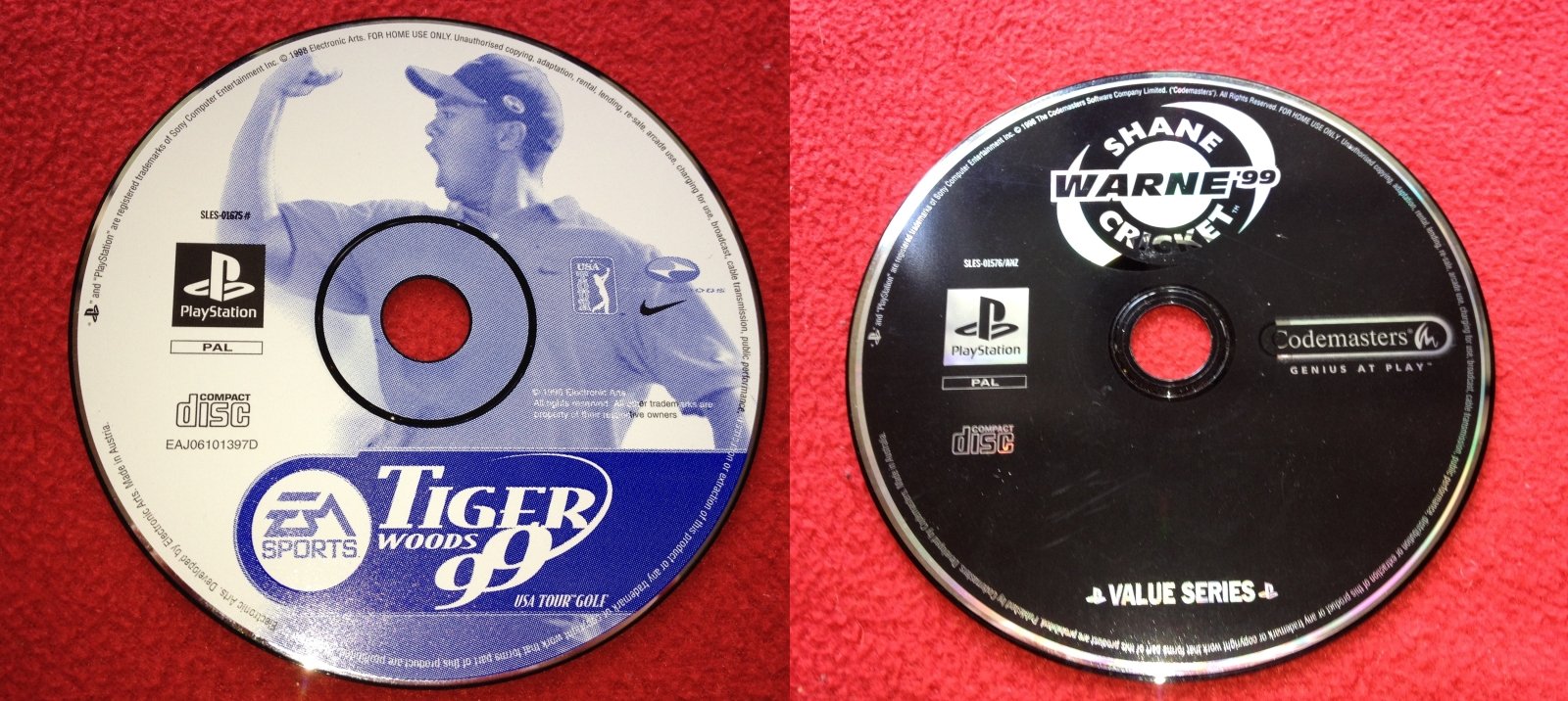 Shane Warne Cricket + Tiger Woods - PS1 Games - PlayStation, Games, Sports - Level Up Gaming NZ