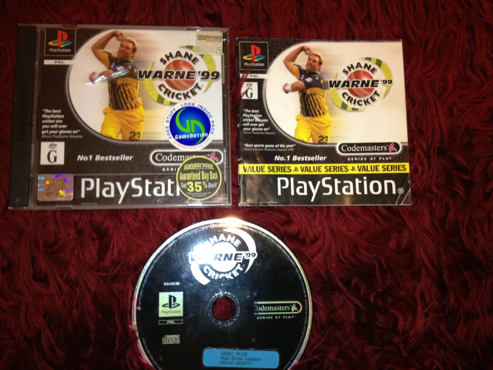 Shane Warne Cricket '99 - PS1 Game - PlayStation, Games, Sports - Level Up Gaming NZ