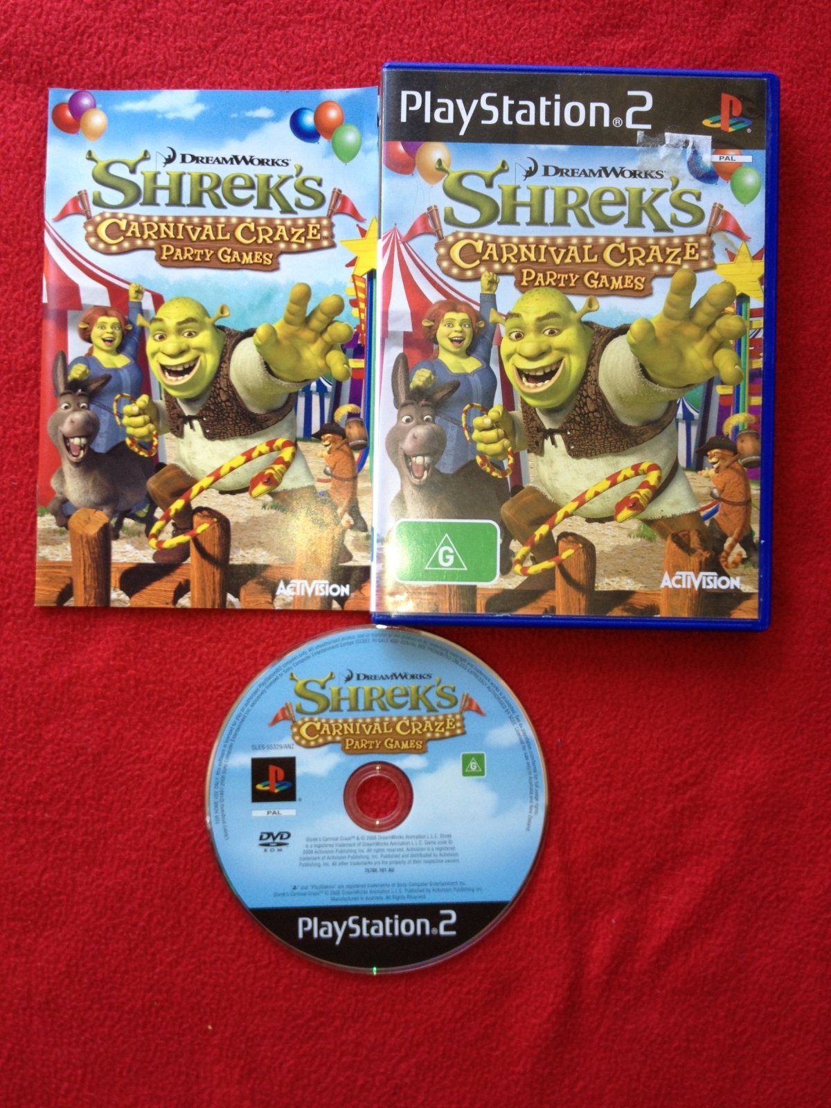 Shrek's Carnival Craze: Party Games - PS2 Game - PlayStation 2, Games, Music and party - Level Up Gaming NZ