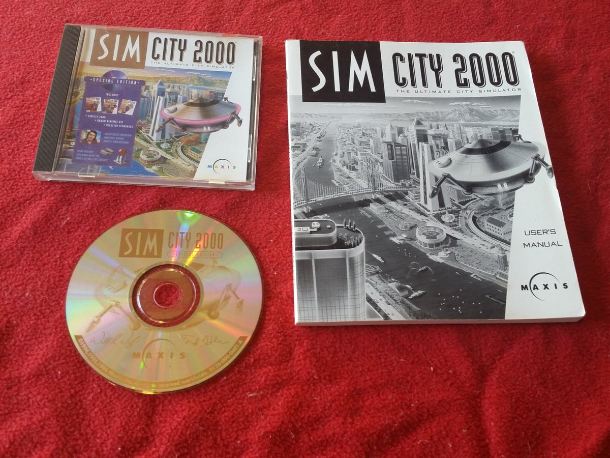 Sim City 2000: Special Edition - RARE PC Game - PC games, Simulation - Level Up Gaming NZ