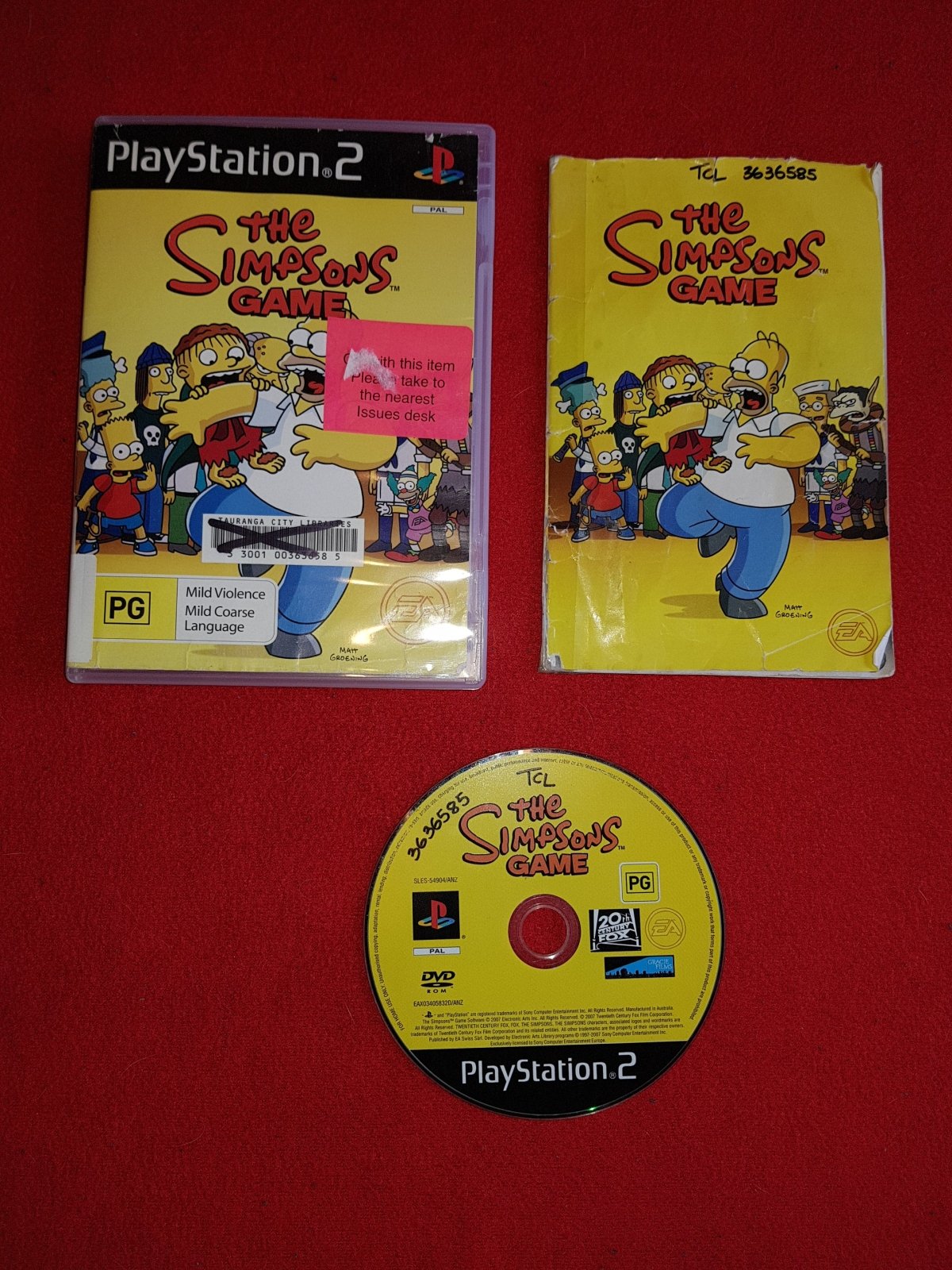 The Simpsons Game - PS2 Game - PlayStation 2, Games, Action and adventure - Level Up Gaming NZ