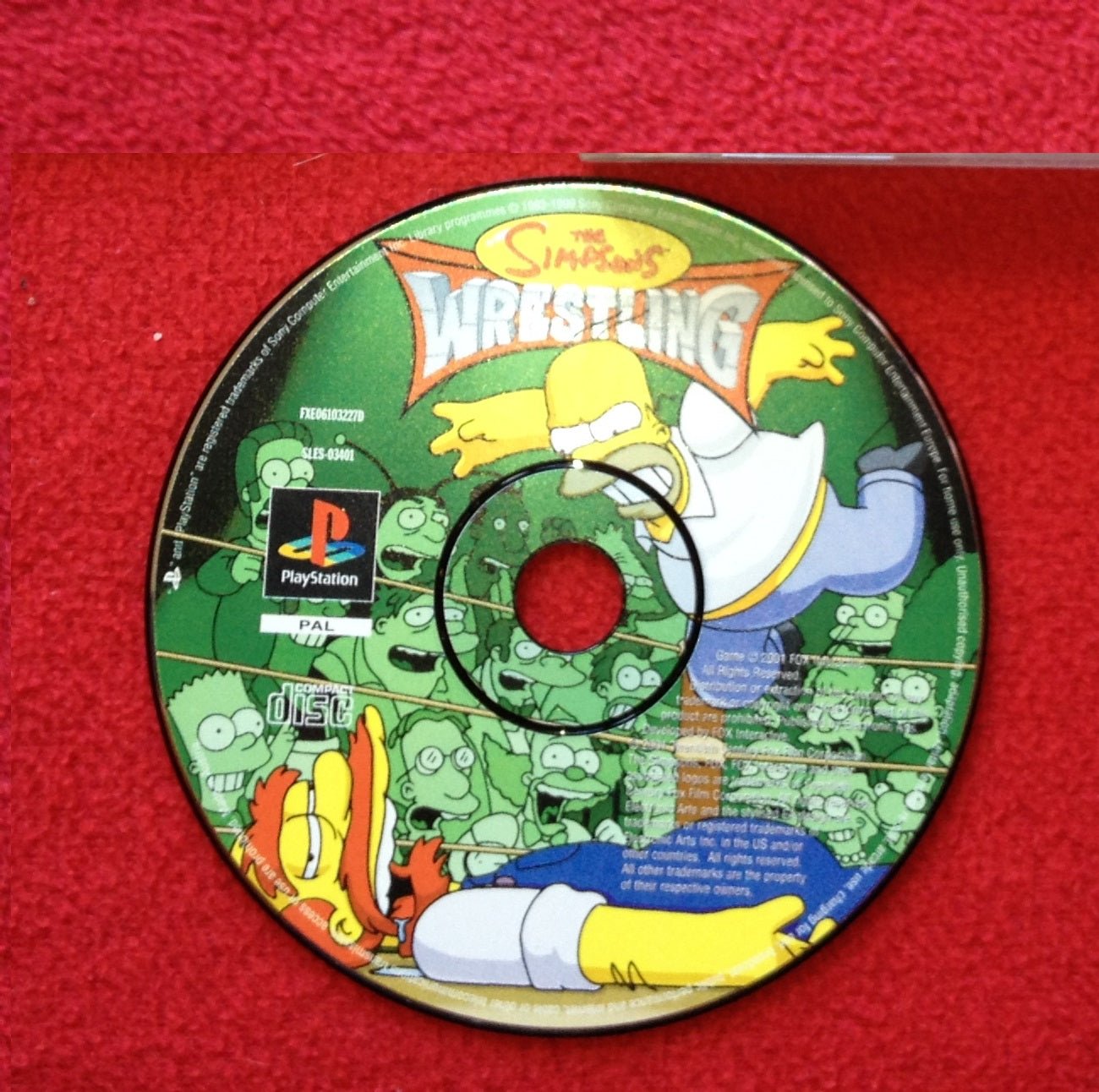 The Simpsons Wrestling - PS1 Game - PlayStation, Games, Fighting - Level Up Gaming NZ