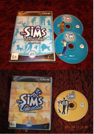 2x The Sims Expansions - Unleashed and Vacation