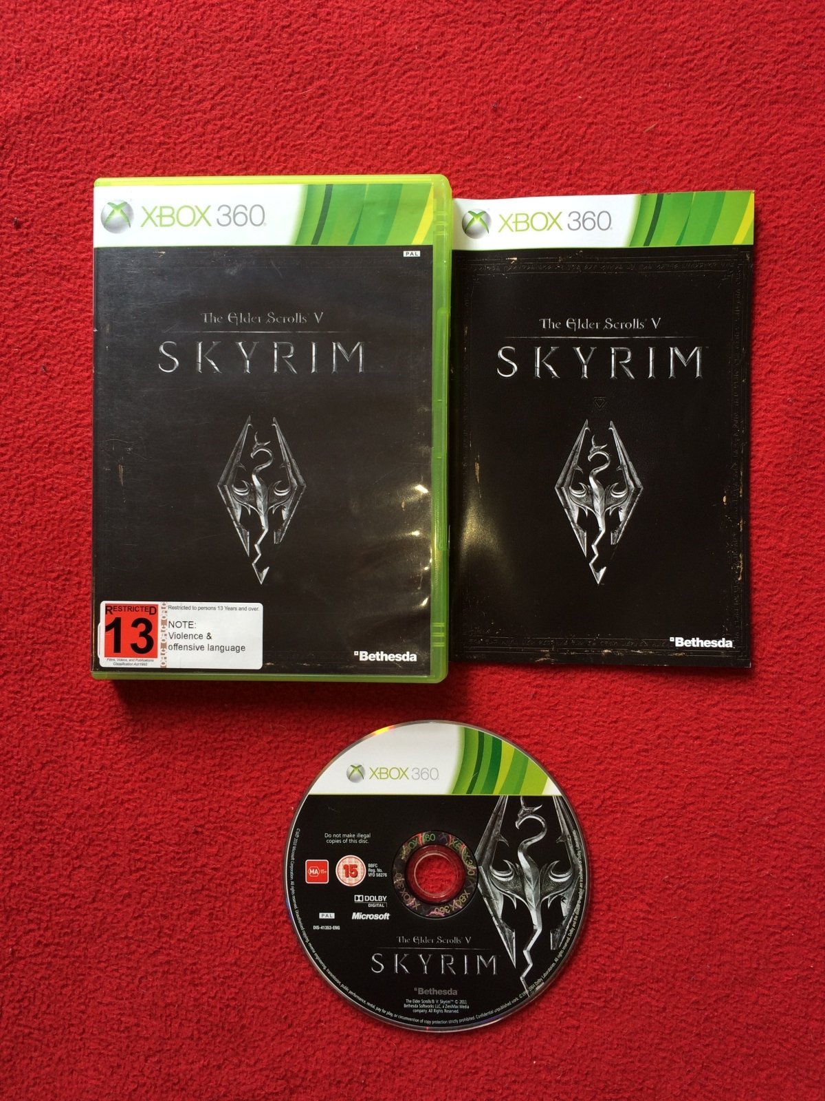 Skyrim - 9/10! XBOX360 Game - Xbox 360, Games, Role playing - Level Up Gaming NZ