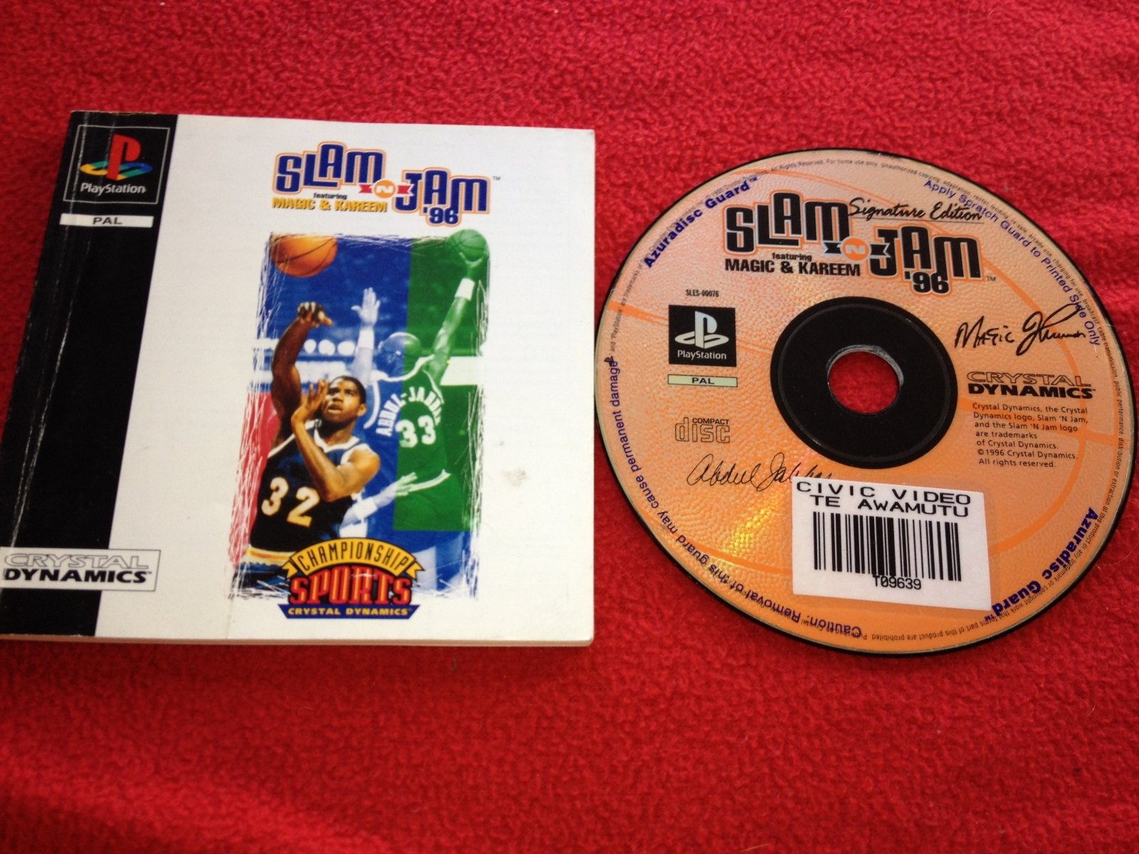 Slam n Jam '96 - PS1 Game - PlayStation, Games, Sports - Level Up Gaming NZ